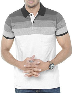 Wexford Men's Cotton Polo Neck Half Sleeve Casual T-Shirt